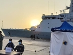 The third Saryu-class patrol vessel of the Indian Navy, INS Sumedha with 278 people onboard departed from Port Sudan for Jeddah on Tuesday.(source: MEA)