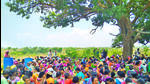 Ratnagiri, India - April 25, 2023: Villagers of Barsu and Solgaon of Rajapur taluka in Ratnagiri district of Konkan region stage a protest against the upcoming oil refinery project, in Ratnagiri, India, on Tuesday, April 25, 2023. (HT Photo) (Hindustan Times) Ratnagiri, India - April 25, 2023: Villagers of Barsu and Solgaon of Rajapur taluka in Ratnagiri district of Konkan region stage a protest against the upcoming oil refinery project, in Ratnagiri, India, on Tuesday, April 25, 2023. (HT Photo) (Hindustan Times)