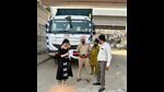 RTA secretary Poonampreet Kaur during a surprise check at Ludhiana-Ferozepur Road. (HT Photo) RTA secretary Poonampreet Kaur during a surprise check at Ludhiana-Ferozepur Road. (HT Photo)