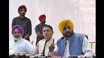 Mann said that now not only the farmers but the labourers will also be compensated for the loss of their work due to natural calamities. (HT Photo) Mann said that now not only the farmers but the labourers will also be compensated for the loss of their work due to natural calamities. (HT Photo)
