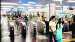Entry at the station now is only allowed from gate number 1. (HT Photo) Entry at the station now is only allowed from gate number 1. (HT Photo)