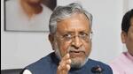 BJP MP Sushil Kumar Modi attacked Nitish Kumar for his statement on the change in the Bihar jail manual (HT File Photo/Santosh Kumar) BJP MP Sushil Kumar Modi attacked Nitish Kumar for his statement on the change in the Bihar jail manual (HT File Photo/Santosh Kumar)