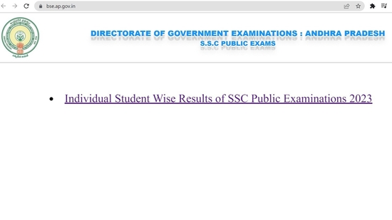 AP SSC results available on the official site of BSE AP at results.bse.ap.gov.in. AP SSC results available on the official site of BSE AP at results.bse.ap.gov.in.