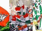 Karnataka is set for a big fight between the BJP, Congress and the JD(S) parties. Karnataka is set for a big fight between the BJP, Congress and the JD(S) parties.