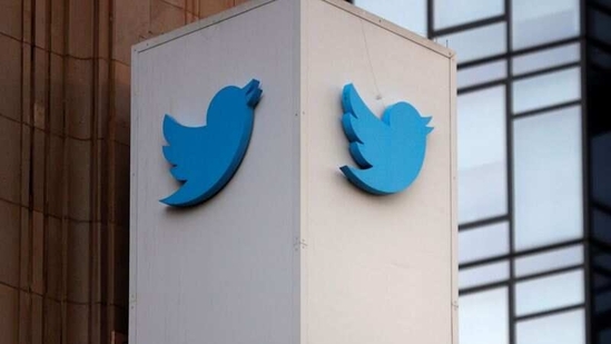 A Twitter logo is seen outside the company headquarters in San Francisco, California, US. (Reuters Photo)