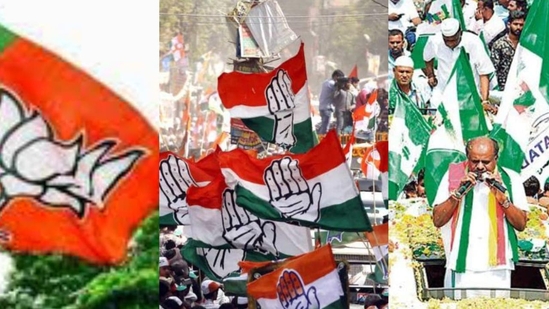Karnataka is set for a big fight between the BJP, Congress and the JD(S) parties. Karnataka is set for a big fight between the BJP, Congress and the JD(S) parties.