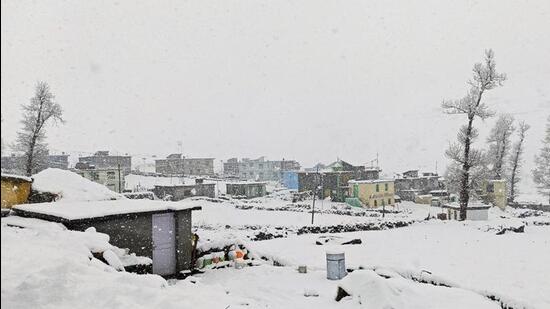 The minimum temperature in Dharamshala on May 1 and 8 was recorded 8.4°C. (ANI photo) The minimum temperature in Dharamshala on May 1 and 8 was recorded 8.4°C. (ANI photo)