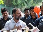 Congress leader Rahul Gandhi after his party's victory in Karnataka assembly election. (Sanchit Khanna/ Hindustan Times) Congress leader Rahul Gandhi after his party's victory in Karnataka assembly election. (Sanchit Khanna/ Hindustan Times)