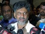 Karnataka Congress chief DK Shivakumar speaks to the media on his Delhi visit in Bengaluru on Monday. (ANI) Karnataka Congress chief DK Shivakumar speaks to the media on his Delhi visit in Bengaluru on Monday. (ANI)