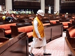 Prime Minister Narendra Modi inspected the construction of new parliament complex. (File) Prime Minister Narendra Modi inspected the construction of new parliament complex. (File)