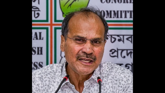 West Bengal Pradesh Congress President Adhir Ranjan Chowdhury addresses a press conference, at the party office in Kolkata, Thursday, May 18, 2023. (PTI) West Bengal Pradesh Congress President Adhir Ranjan Chowdhury addresses a press conference, at the party office in Kolkata, Thursday, May 18, 2023. (PTI)