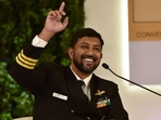Commander Abhilash Tomy.(HT PHOTO) Commander Abhilash Tomy.(HT PHOTO)