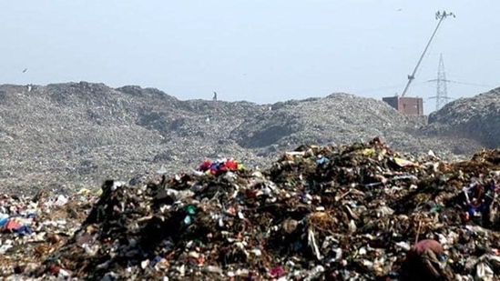 Landfills emit methane when organic wastes decompose(HT PHOTO) Landfills emit methane when organic wastes decompose(HT PHOTO)