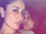 Kareena Kapoor and Amrita Arora pose for a selfie at her Mumbai home; Malaika Arora shared an inside picture (right). Kareena Kapoor and Amrita Arora pose for a selfie at her Mumbai home; Malaika Arora shared an inside picture (right).