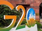 The G20 summit logo. (File) The G20 summit logo. (File)