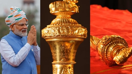 The sceptre was received by first prime minister Jawaharlal Nehru to represent transfer of power from the British and was kept till now in a museum in Allahabad. The sceptre was received by first prime minister Jawaharlal Nehru to represent transfer of power from the British and was kept till now in a museum in Allahabad.