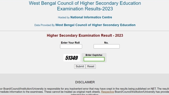 WB 12th Result 2023 Live: WBCHSE HS result out, direct link WB 12th Result 2023 Live: WBCHSE HS result out, direct link