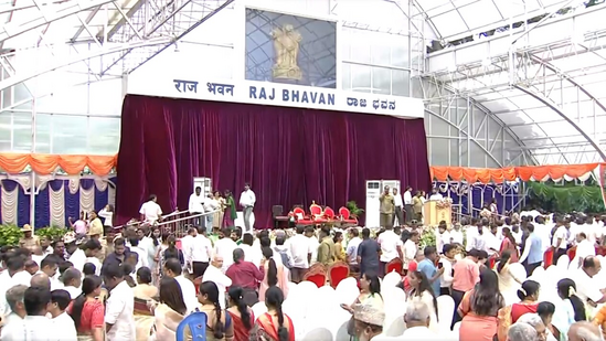 Swearing-in ceremony ends with 24 ministers being inducted into the ministry. Swearing-in ceremony ends with 24 ministers being inducted into the ministry.