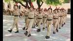 Annual 10-day training camp for 20 UP NCC Girls’ Battalion concluded on Wednesday. (HT Photo) Annual 10-day training camp for 20 UP NCC Girls’ Battalion concluded on Wednesday. (HT Photo)