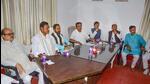 AICC general secretary Tariq Ahwar, AICC in-charge for Bihar Bhakta Charan Das, AICC observer Shaktisinh Gohil and BPCC president Akhilesh Prasad Singh were present in the meeting. (PTI) AICC general secretary Tariq Ahwar, AICC in-charge for Bihar Bhakta Charan Das, AICC observer Shaktisinh Gohil and BPCC president Akhilesh Prasad Singh were present in the meeting. (PTI)