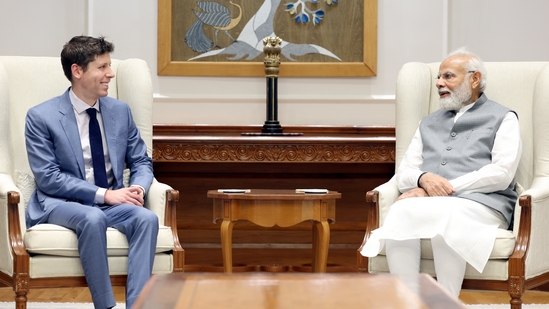 OpenAI CEO Sam Altman said he discussed India's incredible tech ecosystem and how the country can benefit from AI.(Twitter/@sama) OpenAI CEO Sam Altman said he discussed India's incredible tech ecosystem and how the country can benefit from AI.(Twitter/@sama)