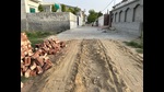 A road in bad shape in Sant Attar Singh Nagar of Sangrur. A road in bad shape in Sant Attar Singh Nagar of Sangrur.