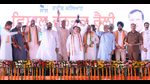 Nadda said the PM was working hard to build a strong image of the country but Gandhi, on the other hand, was trying to bring a bad name to it. (HT Photo) Nadda said the PM was working hard to build a strong image of the country but Gandhi, on the other hand, was trying to bring a bad name to it. (HT Photo)