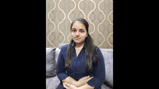 Pranjal wishes to become a cardiologist or neurologist. (HT Photo)