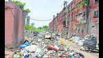A view of the garbage dump site in Ludhiana on Thursday. (HT Photo) A view of the garbage dump site in Ludhiana on Thursday. (HT Photo)