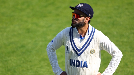 India's Virat Kohli during the WTC Final against Australia(Action Images via Reuters)