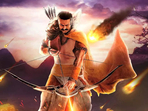 Adipurush review: Prabhas plays Raghav in the film. Adipurush review: Prabhas plays Raghav in the film.