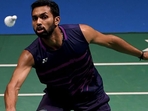 HS Prannoy in action.(Getty Images) HS Prannoy in action.(Getty Images)