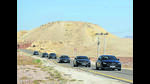 Highways in Jordan are more or less smooth but are sprinkled with rough patches and some nasty potholes, which the E-Class stoically soaks up. Highways in Jordan are more or less smooth but are sprinkled with rough patches and some nasty potholes, which the E-Class stoically soaks up.