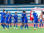Kuwait players react after their win against Pakistan Kuwait players react after their win against Pakistan