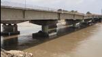 A span of an under-construction bridge over Mechi River on NH-327 E had collapsed. (HT Photo) A span of an under-construction bridge over Mechi River on NH-327 E had collapsed. (HT Photo)