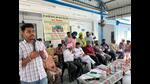 Panchayat of Bhaini Mehraj village holds a meet in Barnala on Tuesday. (HT photo) Panchayat of Bhaini Mehraj village holds a meet in Barnala on Tuesday. (HT photo)