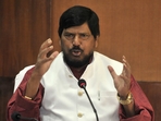 Union minister Ramdas Athawale (Hindustan Times) Union minister Ramdas Athawale (Hindustan Times)