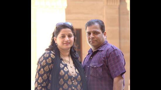 Kavita Seth with KK Seth Kavita Seth with KK Seth