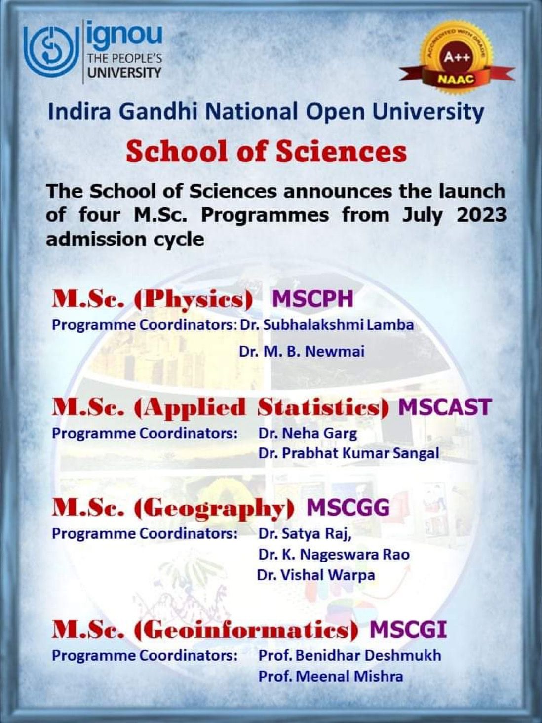 Photo tweeted by IGNOU Photo tweeted by IGNOU