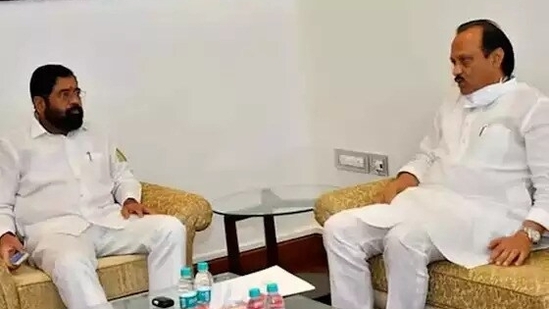 Eknath Shinde and Ajit Pawar Eknath Shinde and Ajit Pawar