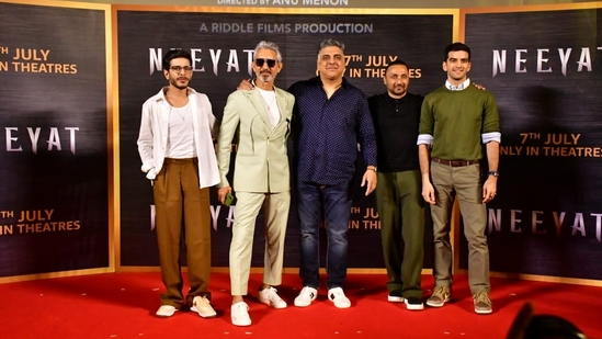 Neeyat also stars Shashank Arora, Neeraj Kabi, Ram Kapoor, Rahul Bose and Danesh Razvi. It is directed by Anu Menon and stars Vidya Balan as a detective. It will release in theatres on July 7.(Varinder Chawla)
