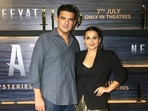 Vidya Balan was accompanied by husband Siddharth Roy Kapur at Neeyat screening. The actor has promised her fans, in an interview to ANI, that they “will experience something extraordinary after seeing the movie because of the exceptional star cast, which consists of many talented performers”. Vidya Balan was accompanied by husband Siddharth Roy Kapur at Neeyat screening. The actor has promised her fans, in an interview to ANI, that they “will experience something extraordinary after seeing the movie because of the exceptional star cast, which consists of many talented performers”.