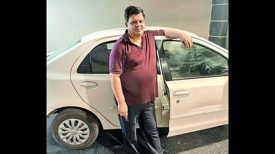 Ritvik Kalsi, 20, is a student who lives with his family in west Delhi’s Rajouri Garden. His father (pictured) has refused to sell their 15-year-old car because he considers it lucky for him. (HT Photo) Ritvik Kalsi, 20, is a student who lives with his family in west Delhi’s Rajouri Garden. His father (pictured) has refused to sell their 15-year-old car because he considers it lucky for him. (HT Photo)