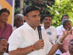 Former minister K Sudhakar. (Twitter/@mla_sudhakar) Former minister K Sudhakar. (Twitter/@mla_sudhakar)