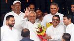 At the Bihar Assembly on Monday. (Santosh Kumar/HT) At the Bihar Assembly on Monday. (Santosh Kumar/HT)