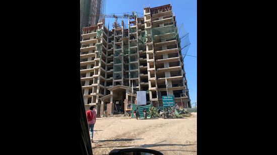 The builders will also have to pay around <span class='webrupee'>₹</span>62,000 per month as interest to each allottee from July 1, 2023, until the date of obtaining the occupancy certificate from the competent authority. (HT) The builders will also have to pay around <span class='webrupee'>₹</span>62,000 per month as interest to each allottee from July 1, 2023, until the date of obtaining the occupancy certificate from the competent authority. (HT)