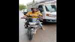 According to Vikas Yadav, an advocate by profession, an FIR was lodged under IPC section 379 (theft) in this matter on July 7 (Traffic department) According to Vikas Yadav, an advocate by profession, an FIR was lodged under IPC section 379 (theft) in this matter on July 7 (Traffic department)