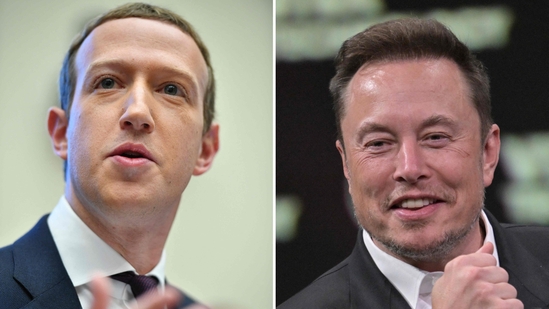 Tech titans Zuckerberg and Musk are engaged in a fierce business rivalry that has even spilt over into a playground spat. (AFP) Tech titans Zuckerberg and Musk are engaged in a fierce business rivalry that has even spilt over into a playground spat. (AFP)