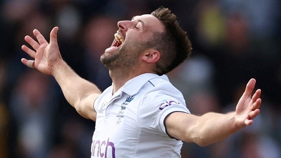 Mark Wood took three wickets, dismissing Usman Khawaja (18), Steve Smith (17) and Travis Head (1) as England maintained total control.(Action Images via Reuters)
