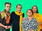Ishita Moitra with Karan Johar, Dharmendra and Shabana Azmi on the sets of Rocky Aur Rani Kii Prem Kahaani. Ishita Moitra with Karan Johar, Dharmendra and Shabana Azmi on the sets of Rocky Aur Rani Kii Prem Kahaani.